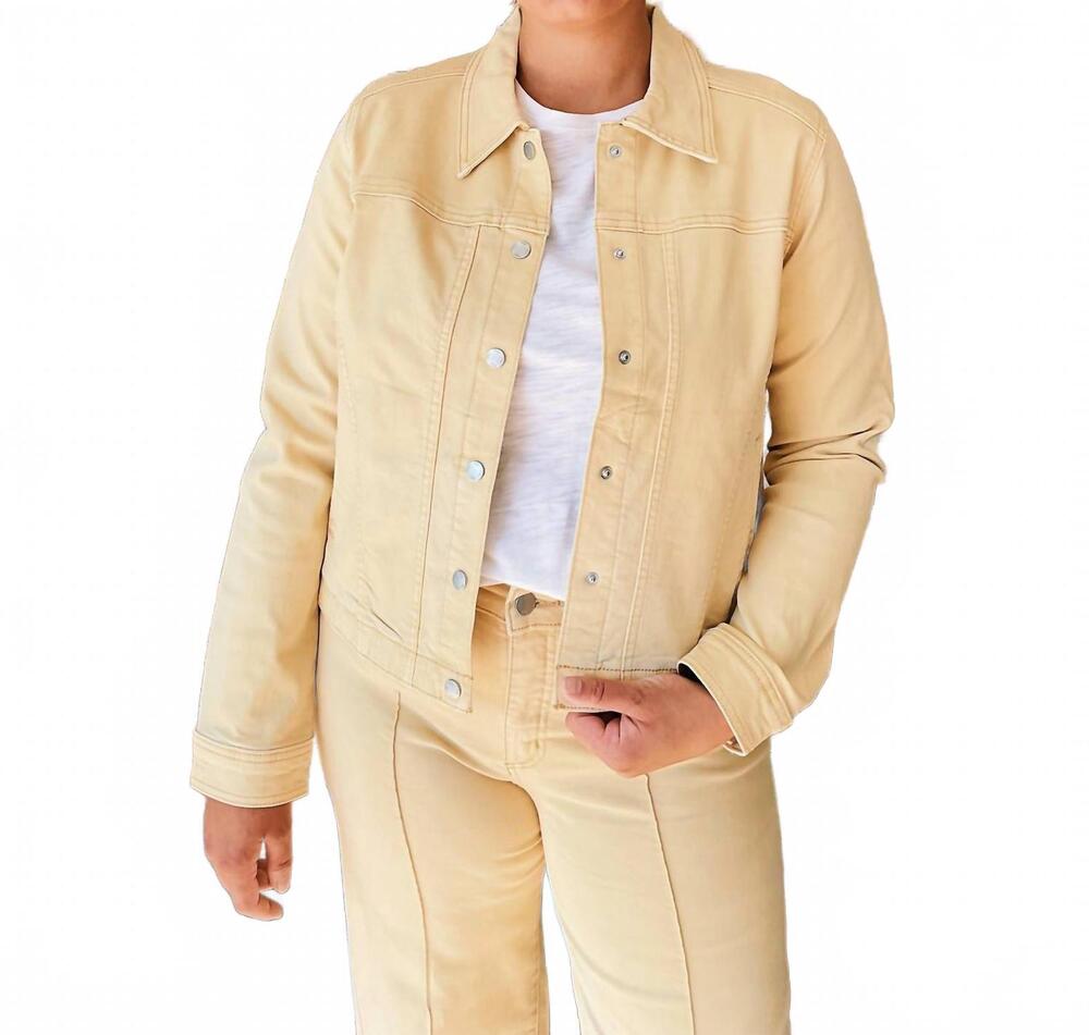NEW FDJ olivia jean jacket in yellow